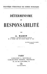 Tapa de Déterminisme et responsabilité