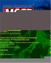 Tapa de MCSE Windows(R) XP Professional Lab Manual