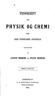 Tapa de Tidsskrift for physik og chemi samt disse videnskabers anvendelse