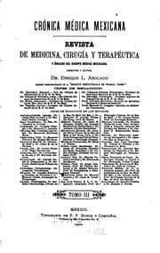 Tapa de Crónica medica Mexicana