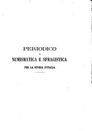 Tapa de Periodico di numismatica e sfragistica per la storia d'Italia