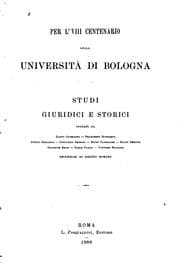 Tapa de Per l'VIII centenario della Università di Bologna