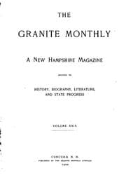 Tapa de The Granite State Monthly