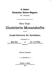 Tapa de Dr. Neubert's deutsches Garten-magazin