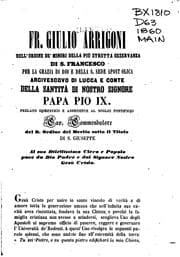 Tapa de Documenti storici cotemporanei risguardanti la Chiesa e il papato