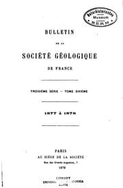 Tapa de Bulletin / Societe geologique de France