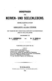 Tapa de Grenzfragen des Nerven- und Seelenlebens