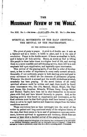 Tapa de The Missionary Review of the World