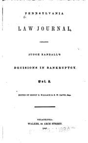 Tapa de Pennsylvania Law Journal