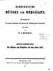 Tapa de Hamburgische Münzen und Medaillen