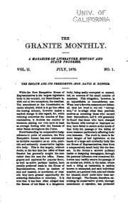 Tapa de The Granite Monthly