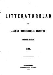 Tapa de Litteraturblad för allmän medborgerlig bildning