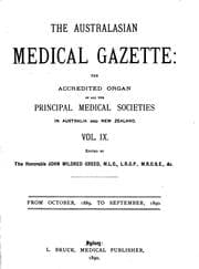 Tapa de The Australasian Medical Gazette