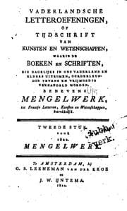Tapa de Vaderlandsche letteroefeningen