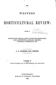 Tapa de The Horticultural review and botanical magazine
