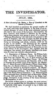 Tapa de The Investigator (or, Quarterly magazine) [ed. by W.B. Collyer, T. Raffles and J.B. Brown].