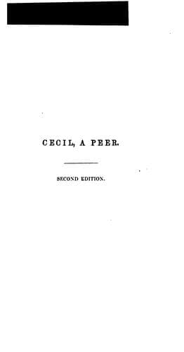 Tapa de Ormington, or Cecil, a peer [signed N. or M.].