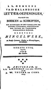 Tapa de Vaderlandsche letter-oefeningen