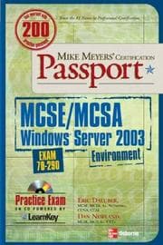 Tapa de MCSE/MCSA Windows server 2003 environment