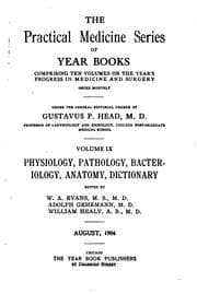 Tapa de Physiology, Pathology, Bacteriology, Anatomy