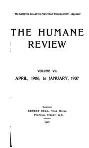 Tapa de The Humane Review