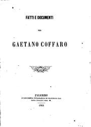 Tapa de Fatti e documenti per Gaetano Coffaro