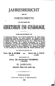 Tapa de Jahresbericht ueber die Fortschritte auf dem Gebiete der Geburtshilfe und Gynäkologie