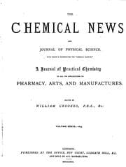 Tapa de The Chemical News and Journal of Industrial Science