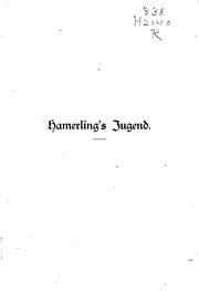 Tapa de Hamerling's Jugend