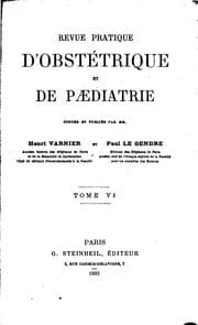 Tapa de Revue pratique d'obstétrique et de paediatrie