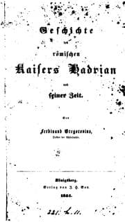 Tapa de Geschichte des römischen Kaisers Hadrian und seiner Zeit