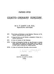 Tapa de Papers upon genito-urinary surgery