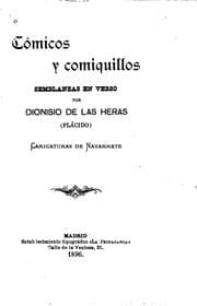 Tapa de Comicos y comiquillos: Semblanzas en verso