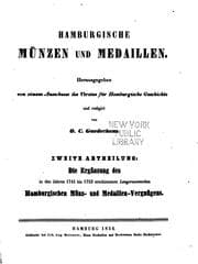 Tapa de Hamburgische Münzen und Medaillen