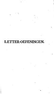 Tapa de Vaderlandsche letter-oefeningen