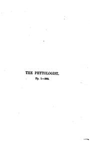 Tapa de The Phytologist: A Popular Botanical Miscellany
