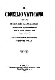 Tapa de Il Concilio Vaticano giudicato dai vescovi inglesi nell' annuale congresso ...