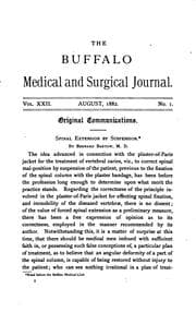 Tapa de Buffalo Medical and Surgical Journal