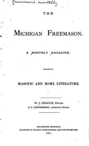 Tapa de Freemason's Monthly