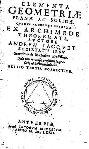 Tapa de Elementa Geometriae Planae Ac Solidae
