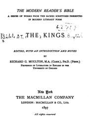 Tapa de The Kings: Ed., with an Introduction & Notes