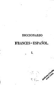 Tapa de Diccionario Frances-español y Español-frances
