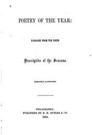 Tapa de Poetry of the Year: Passages from the Poets Descriptive of the Seasons