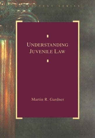 Tapa de Understanding juvenile law