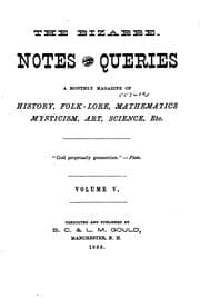 Tapa de The Bizarre Notes and Queries in History, Folk-lore, Mathematics, Mysticism, Art, Science, Etc