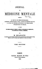 Tapa de Journal de médecine mentale: résumant au point de vue médico-psychologique, hygénique ...