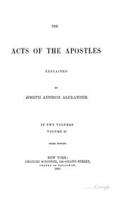 Tapa de The Acts of the Apostles Explained