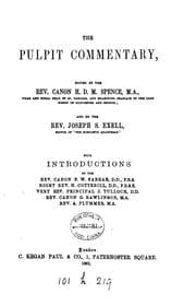 Tapa de The pulpit commentary, ed. by H.D.M. Spence and J.S. Exell. nT=