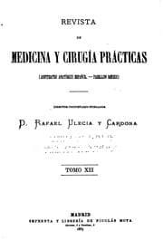 Tapa de Revista de Medicina y cirugia practicas
