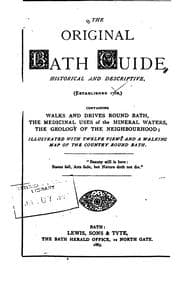 Tapa de The Original Bath Guide: Historical and Descriptive : Containing Walks and Drives Round Bath ...